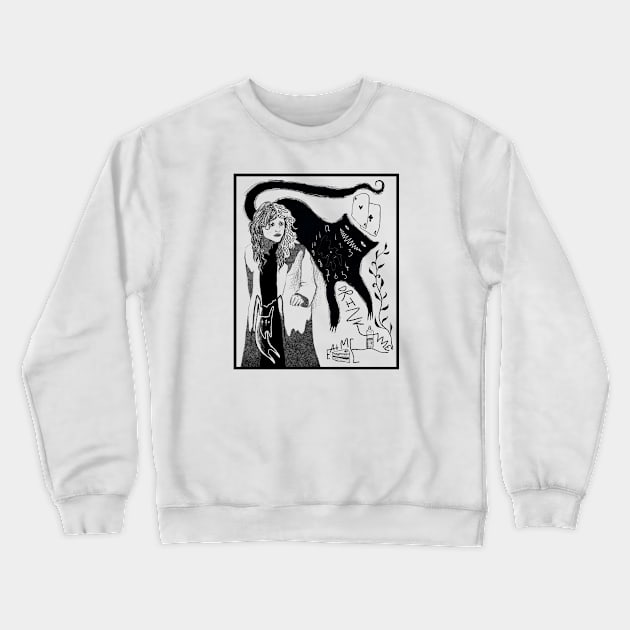 Alice in Wonderland Crewneck Sweatshirt by noonsart